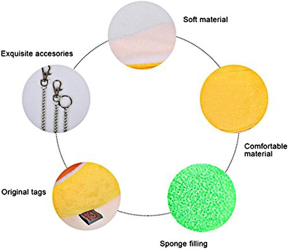 Hamster Bed, Sugar Glider Cage Accessories Hammock, Hamster House Toys for Small Animal Sugar Glider Squirrel Hamster Rat Playing Sleeping (Pineapple) (Pineapple+Banana)