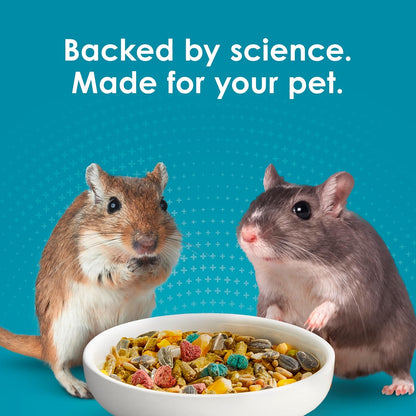 Forti-Diet Pro Health Nourish+Protect Hamster and Gerbil Food, Comprehensive Nutrition Backed by Science, Digestive Health, Immune Support, 3 Pounds