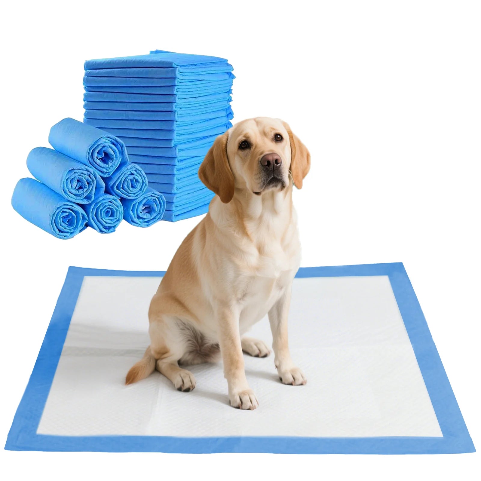 Goofypet 30" X 36" Training Pad, 40 Count Dog Pee Pads, Doggie Pads, Disposable Puppy Pee Pads
